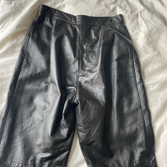 Vintage leather pants - Picture 4 of 5